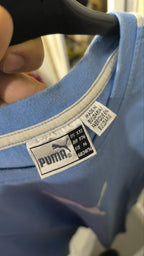 Maglietta Puma Azzurro con Banda Bianca Vintage Y2K — foto 5