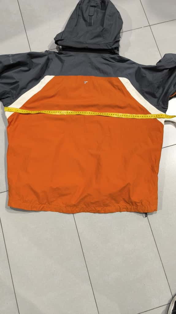 Giacca tecnica Columbia Titanium con cappuccio Arancione Grigio Bianco Vintage Y2K (XL) — foto 8