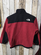 Pile Collo Alto Zip Integrale The North Face Nero Bordeaux Vintage Y2K — foto 7