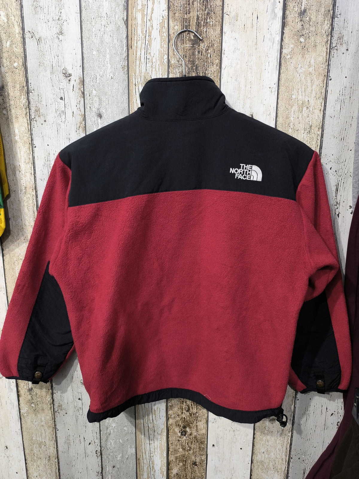 Pile Collo Alto Zip Integrale The North Face Nero Bordeaux Vintage Y2K — foto 7