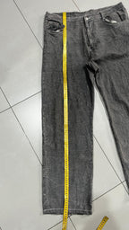 Jeans Grigio Scuro Ricamo Drago Vintage Y2K (41) — foto 8