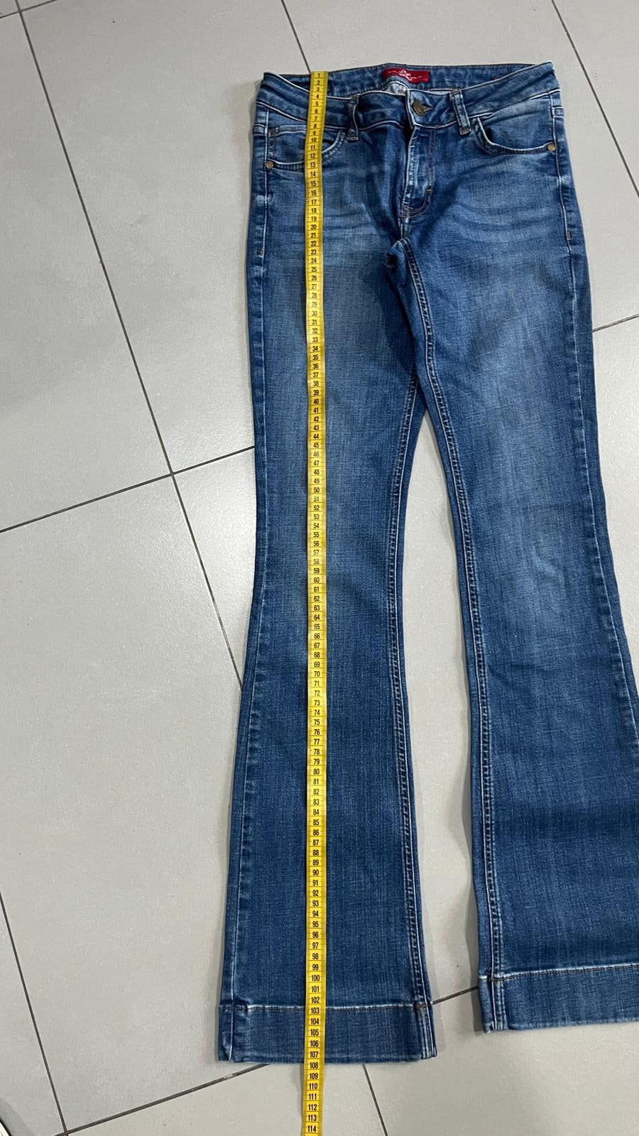 Jeans Bootcut s.Oliver Shape Bodycut Blu Denim Dé lavé Vintage Y2K — foto 8