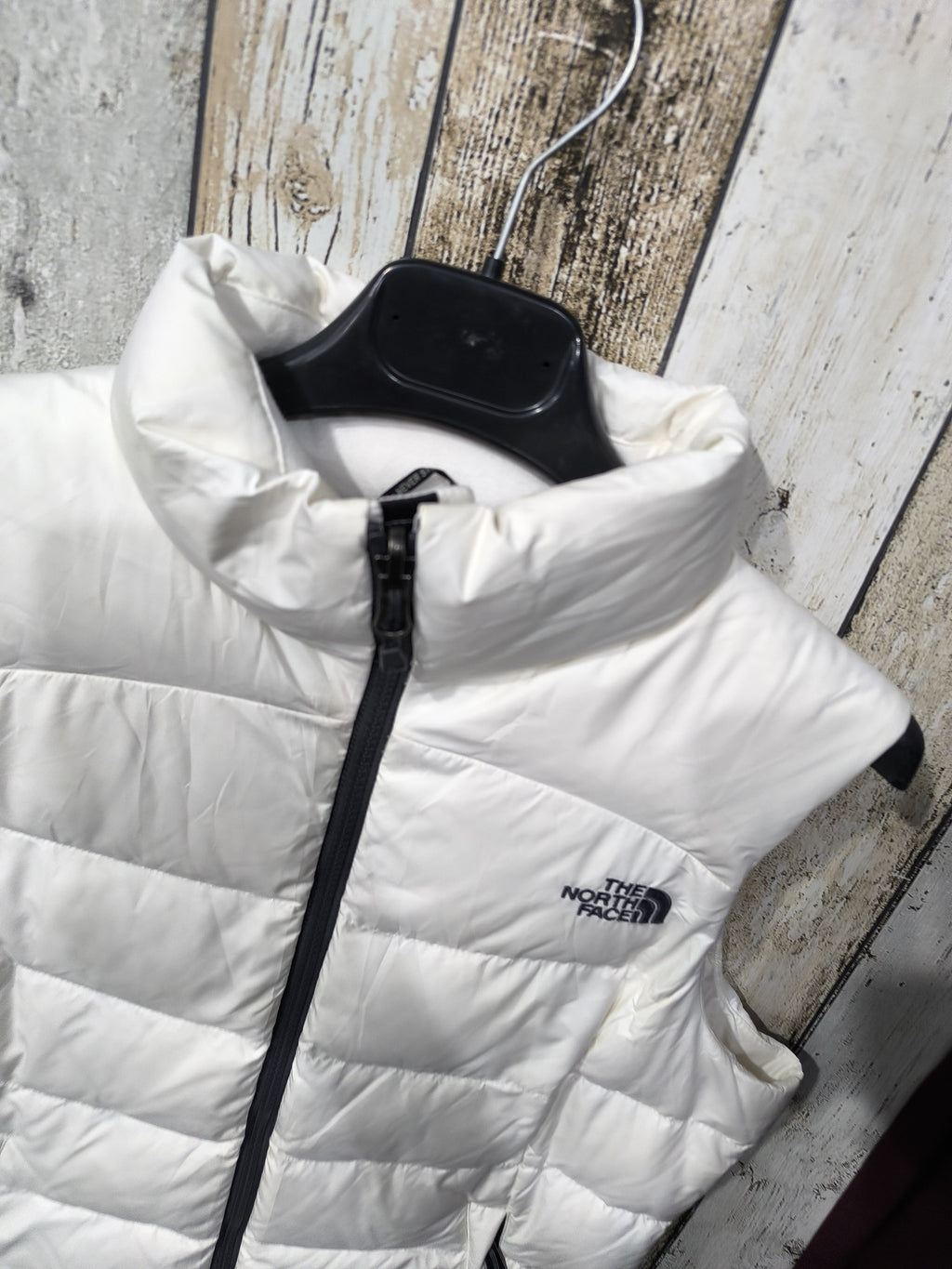 Gilet Piumino Imbottito The North Face Bianco Vintage Y2K Donna (S) — foto 4