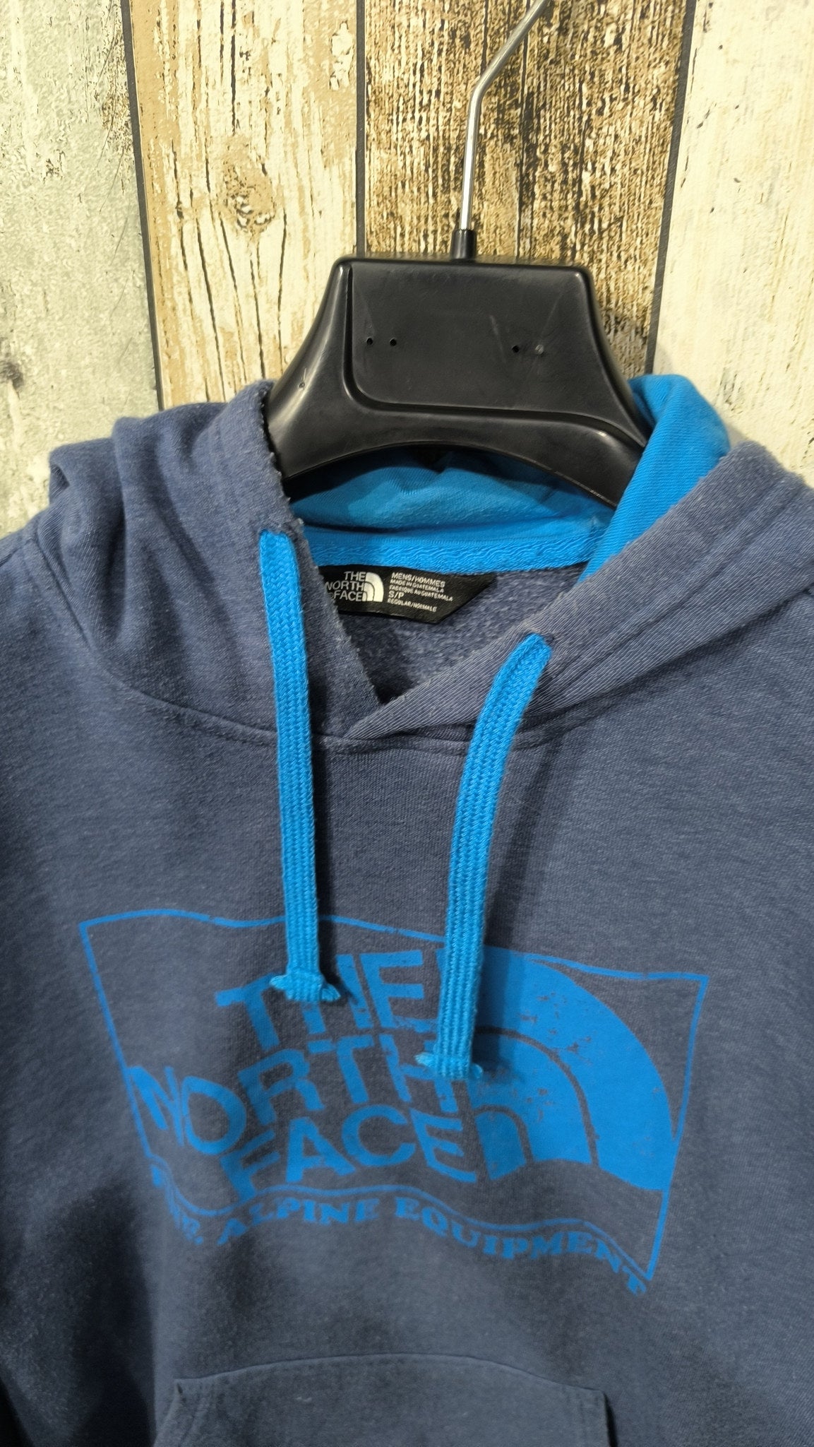 Felpa con Cappuccio The North Face Blu Vintage Y2K Unisex — foto 4