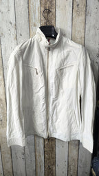 Giacca Moncler Vintage Y2K Bianca Zip Collo Alto (L) — foto 3