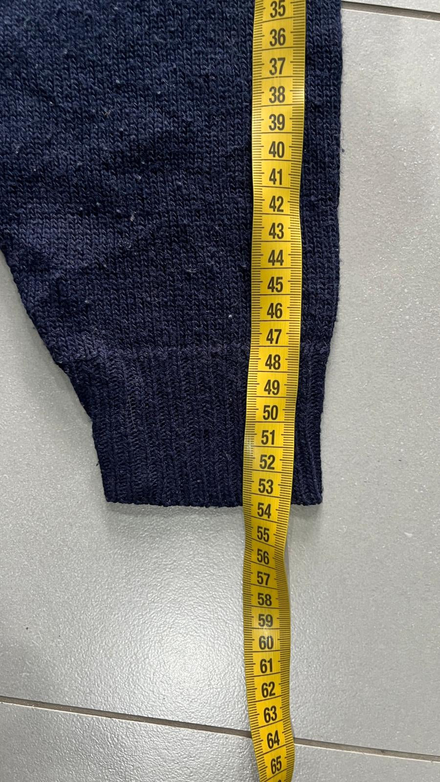 Maglione Girocollo Burberrys Logo Rosso Blu Navy Vintage Y2K — foto 8