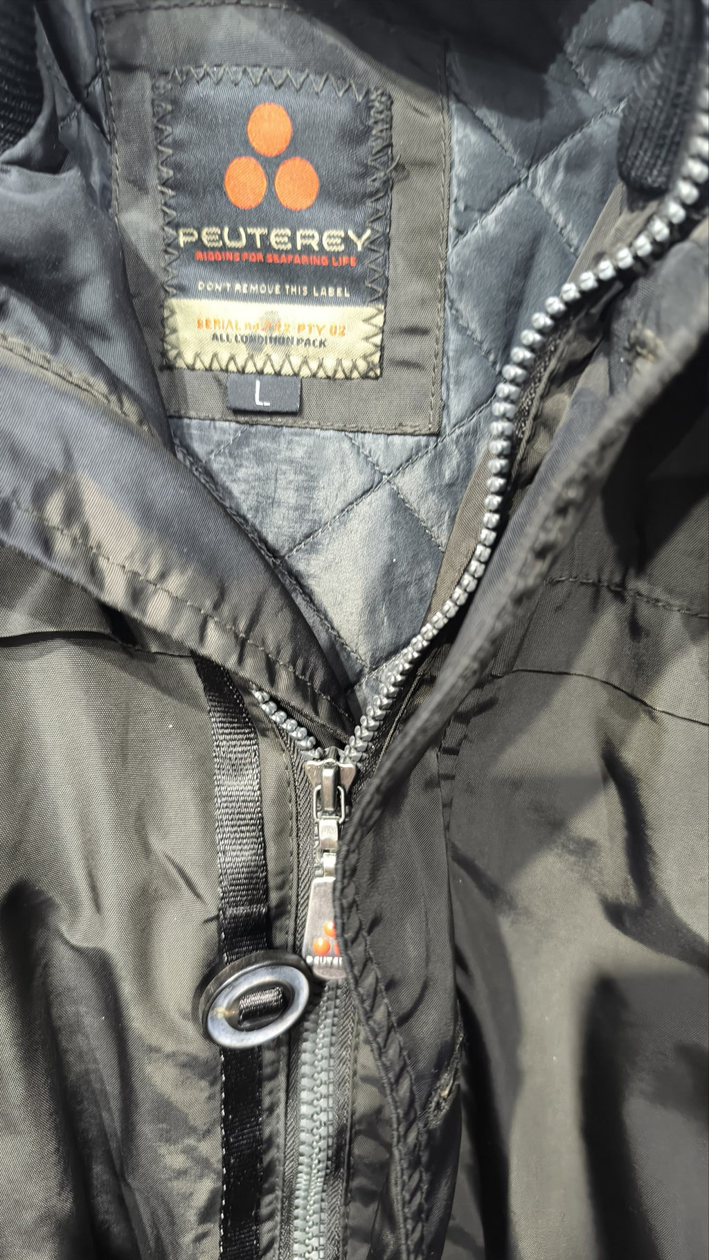 Peuterey Giacca Nero Vintage Y2K Donna (L) — foto 5
