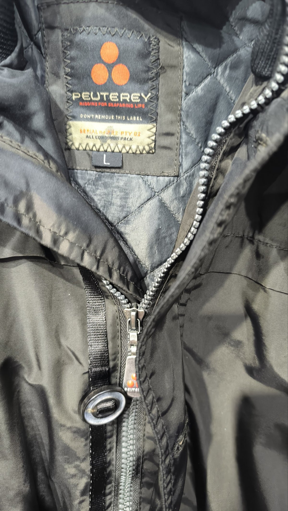 Peuterey Giacca Nero Vintage Y2K Donna (L) — foto 5