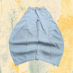 Baggy Jeans Super Balloon Fit - Light Blue Denim Da Donna