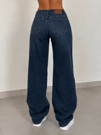 Denim Jeans Hugo Boss Dark Black Baggy Fit (S) Vintage Y2K
