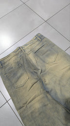 Jeans Gamba ampia Grigio-beige slavato Vintage Y2K (L) — foto 4
