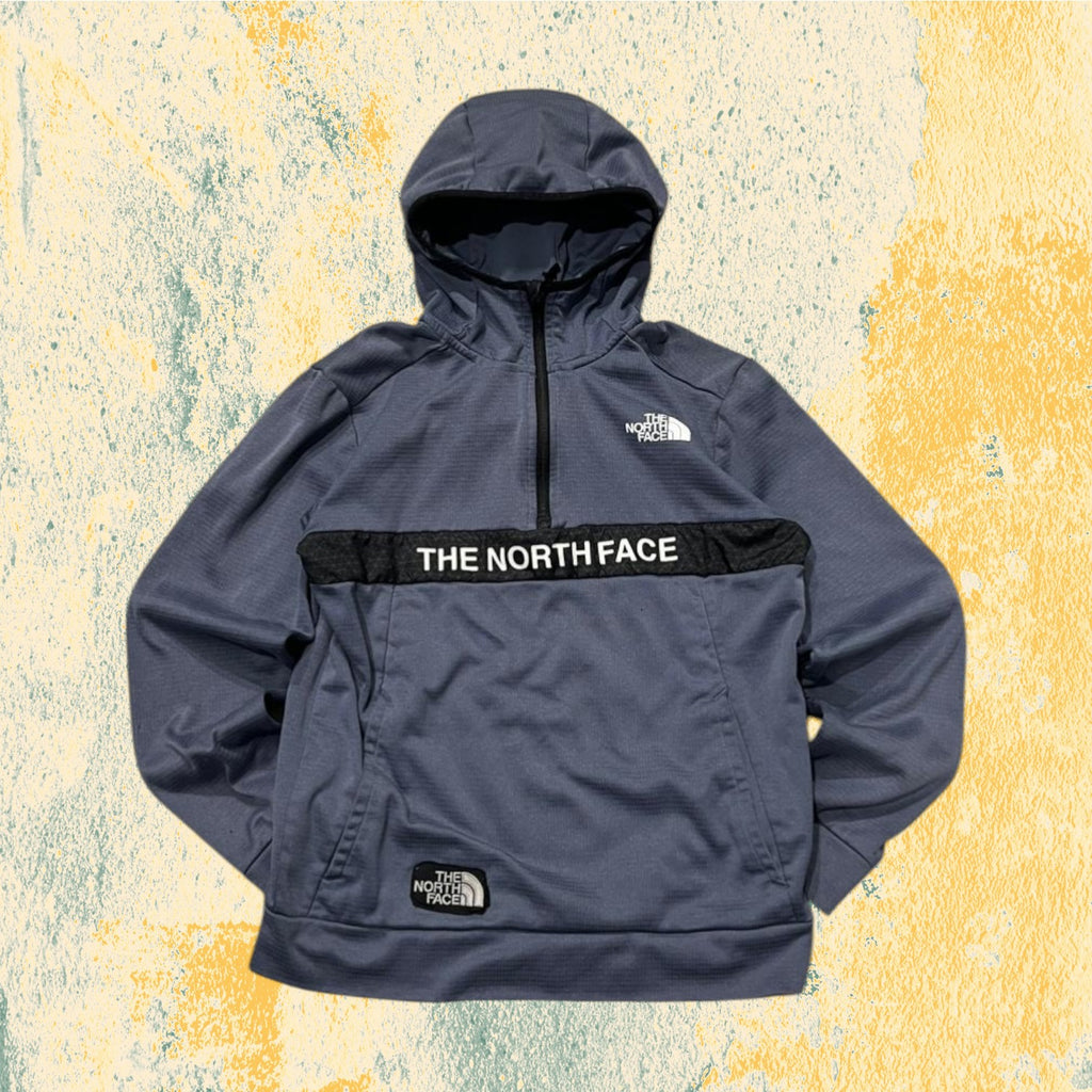 Felpa The North Face 1/4 Zip Blu Marino (XL Bambino - S/M Donna)