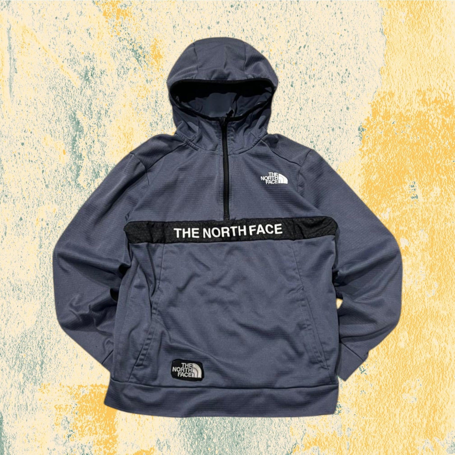 Felpa The North Face 1/4 Zip Blu Marino (XL Bambino - S/M Donna)