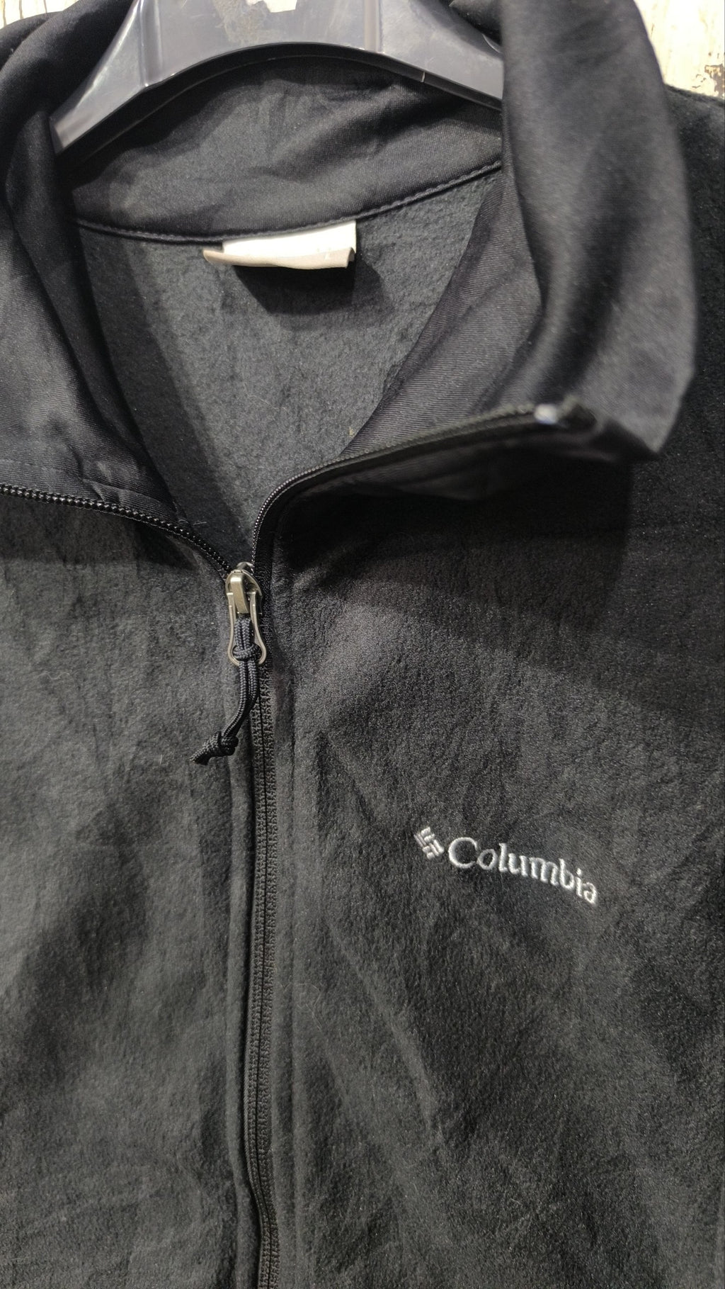 Gilet Columbia Collo Alto Zip Integrale Nero Vintage Y2K (L) — foto 4