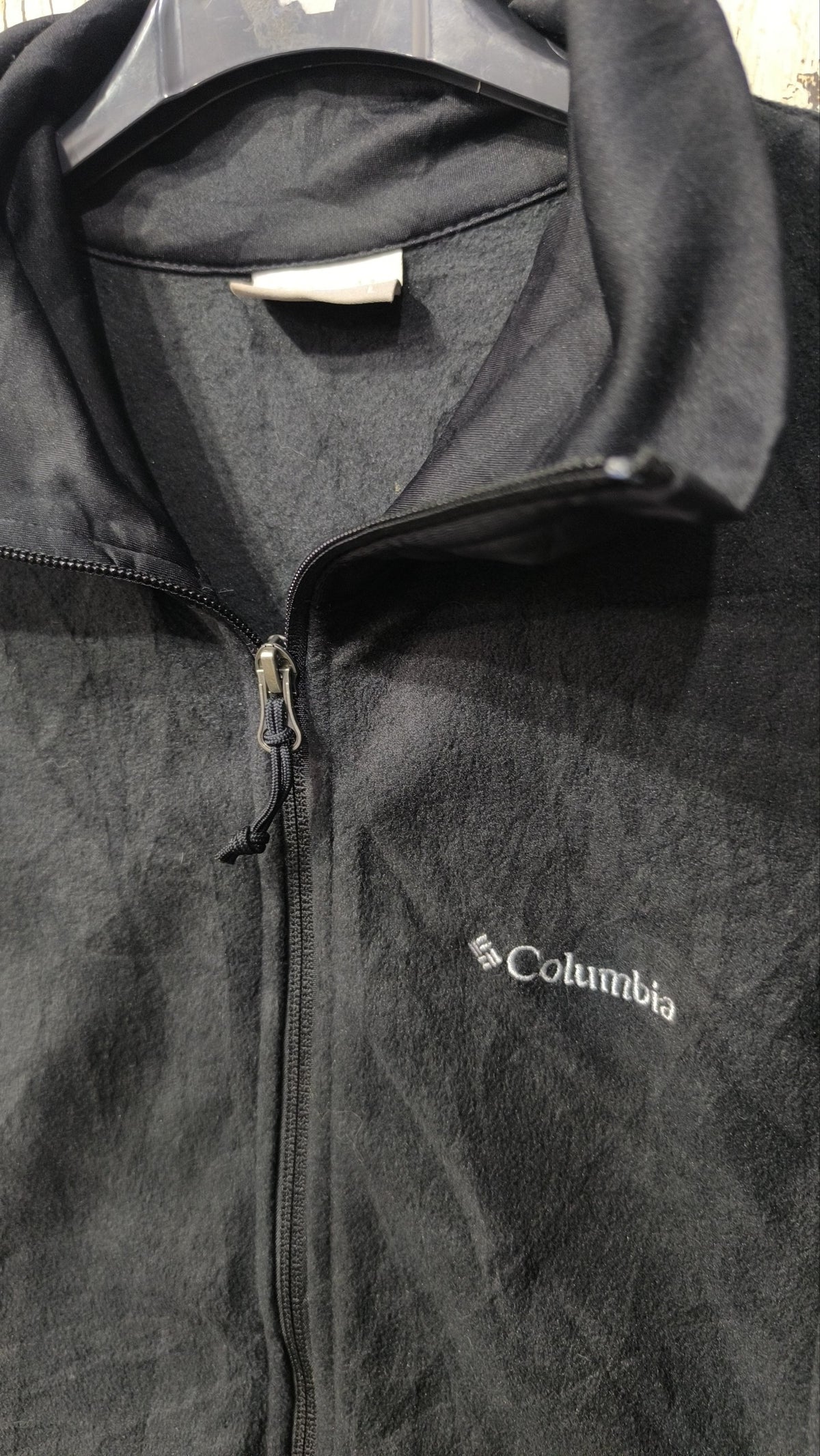Gilet Columbia Collo Alto Zip Integrale Nero Vintage Y2K (L) — foto 4