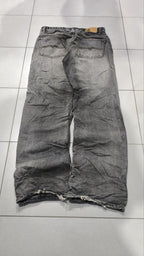 Jeans Gamba Ampia Grigio Slavato Vintage Y2K Uomo (M) — foto 3