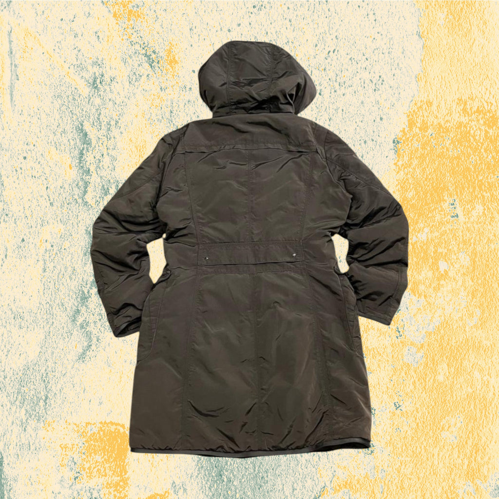Cappotto Bomber Lungo Peuterey Donna Vintage Y2K 90s 2000s American Style Hip Hop Rave (S)