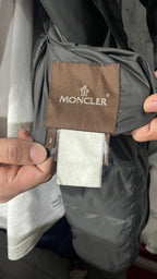 Piumino lungo Moncler Collo Alto Zip Integrale Grigio Vintage Y2K (3) — foto 5
