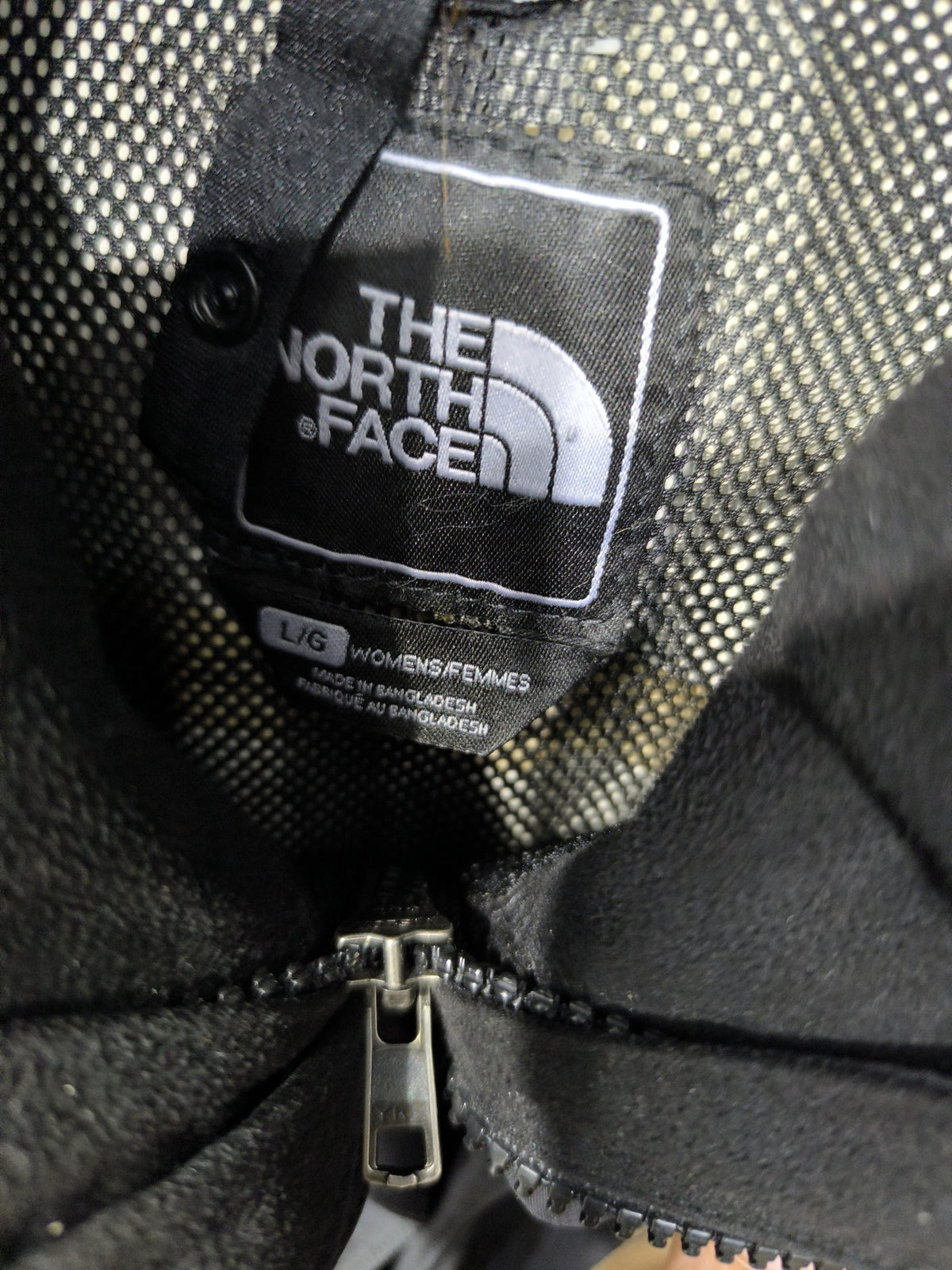 Giacca con cappuccio The North Face Zip Integrale Nero Vintage Y2K Donna (L) — foto 4