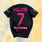 T-Shirt PSG Paris "Mbappè 7" Football Vintage Y2K 90s 2000s American Style (M)