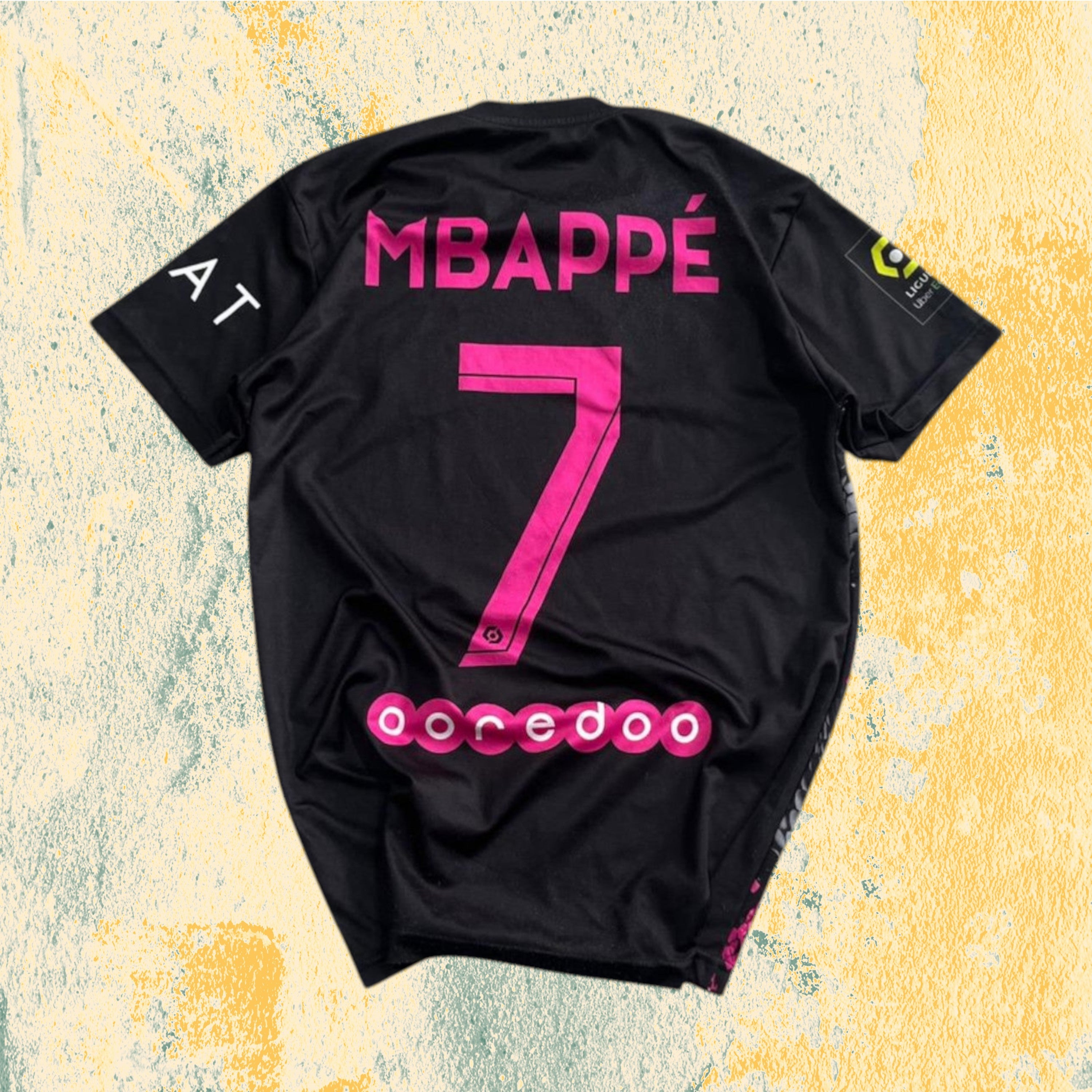 T-Shirt PSG Paris "Mbappè 7" Football Vintage Y2K 90s 2000s American Style (M)