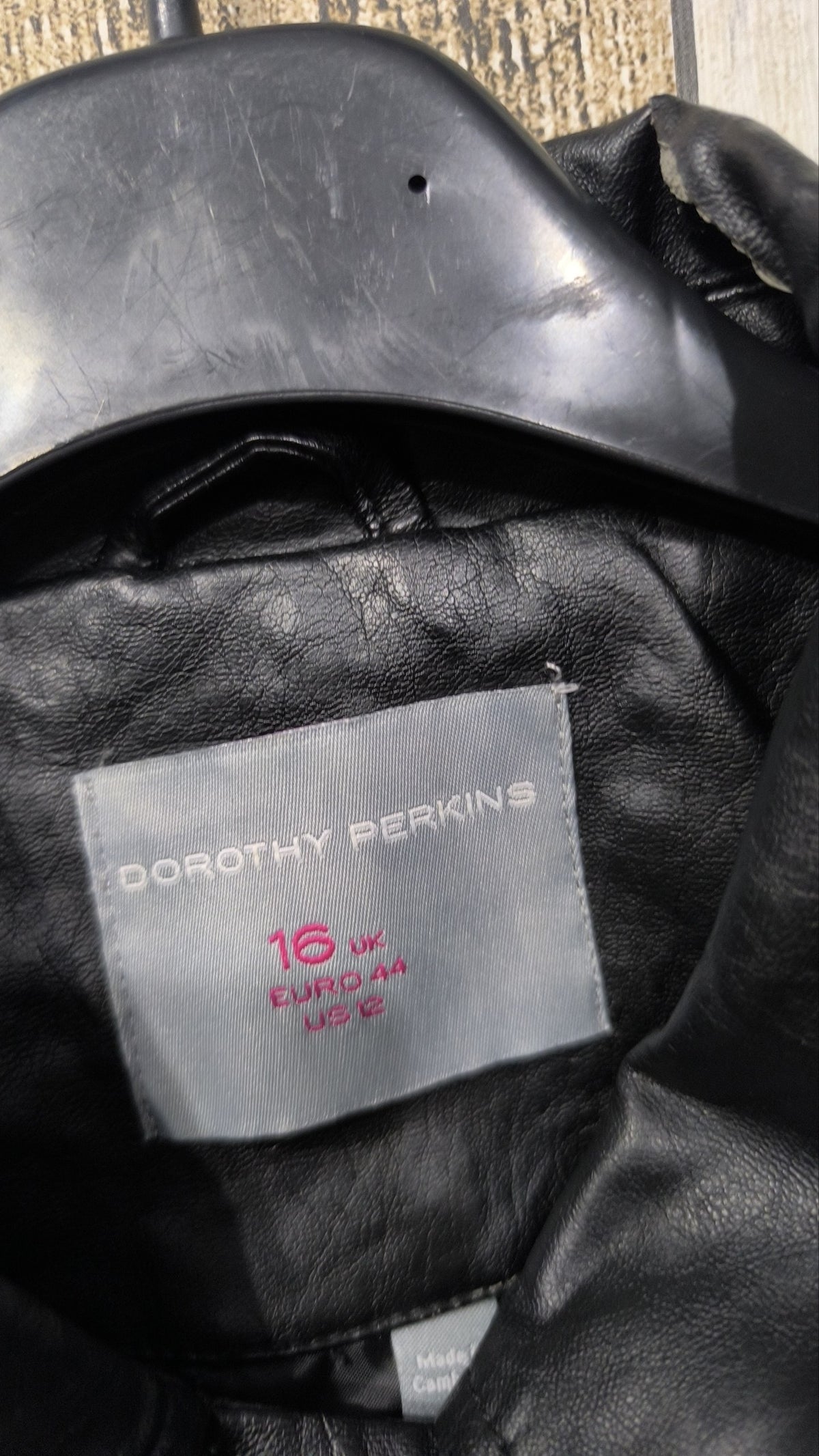 Giacca biker Dorothy Perkins nera Vintage Y2K donna — foto 5