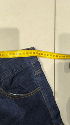 Pantaloni Cargo in Denim Blu Scuro Vintage Y2K (46) — foto 6