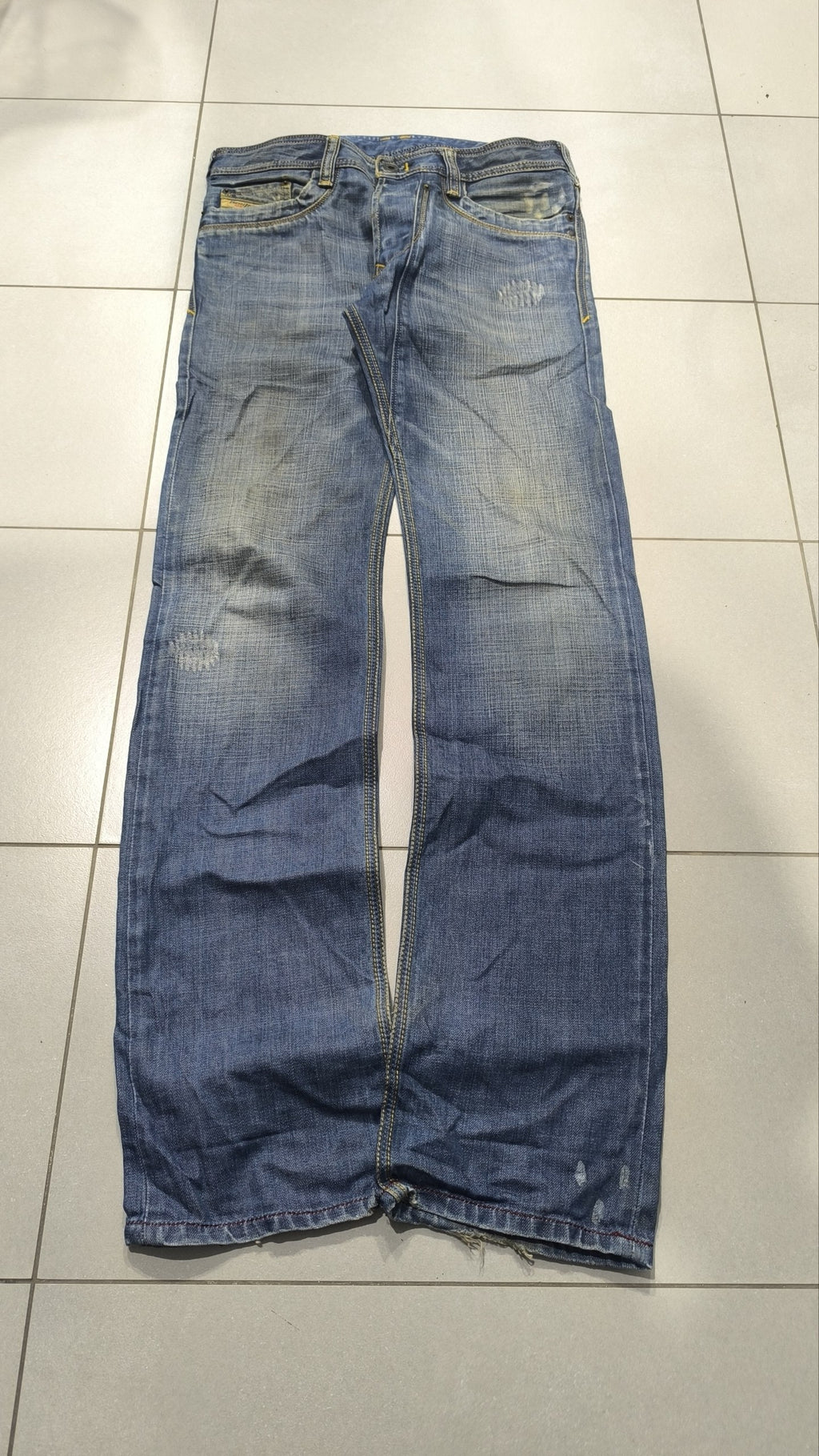 Jeans Gamba Ampia Blu Vintage Y2K Donna — foto 5