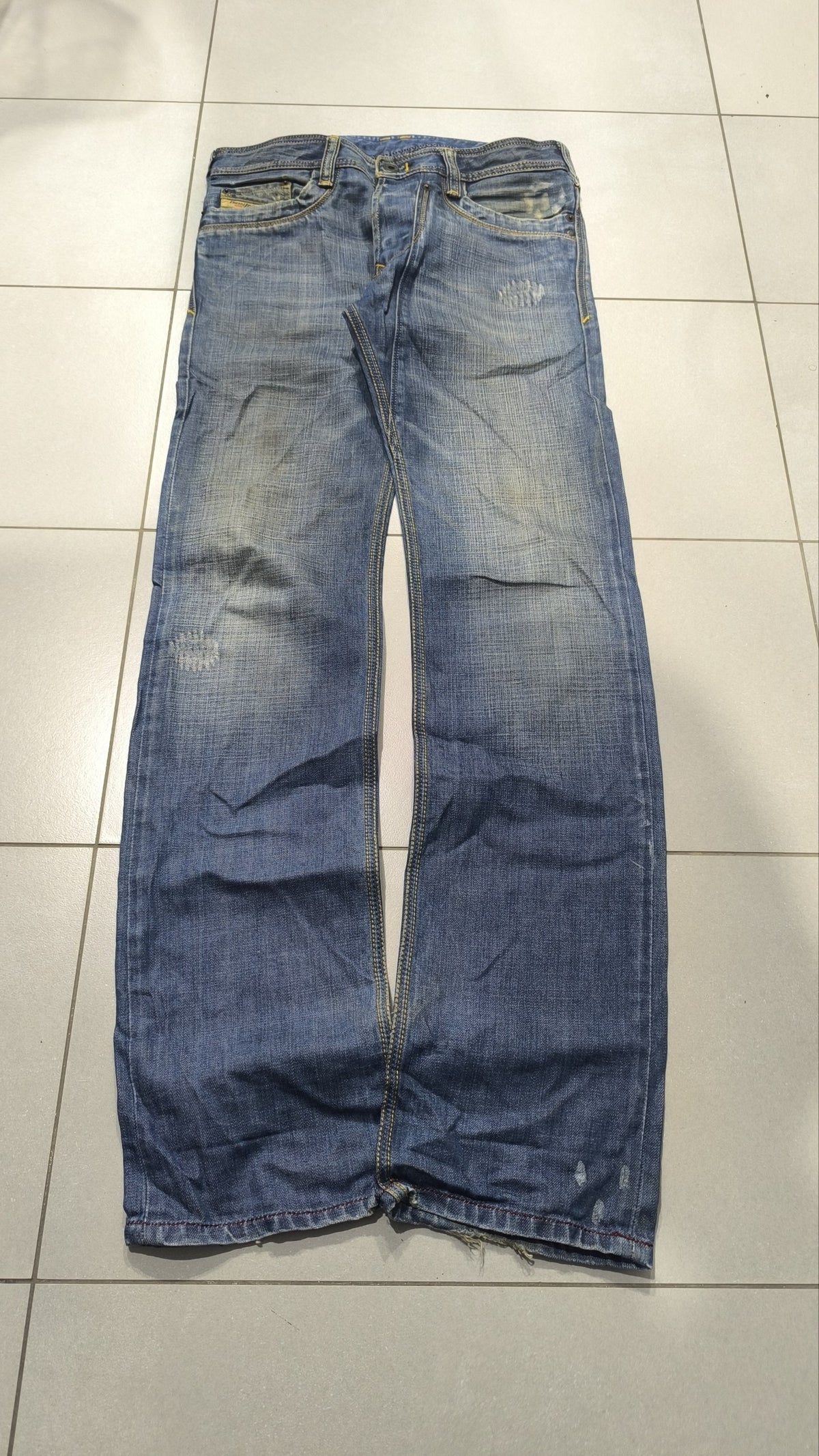 Jeans Gamba Ampia Blu Vintage Y2K Donna — foto 5