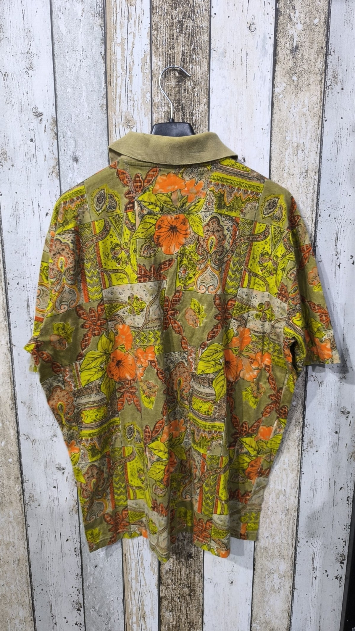 Alta Tensione Sportswear Maglia Polo Fantasia Vintage Y2K (XL) — foto 6