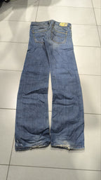Jeans Gamba Ampia Blu Vintage Y2K Donna — foto 3