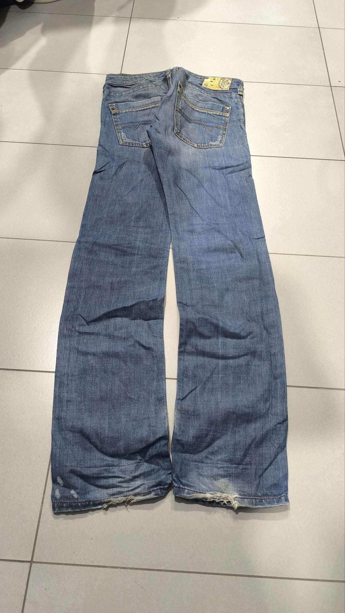 Jeans Gamba Ampia Blu Vintage Y2K Donna — foto 3