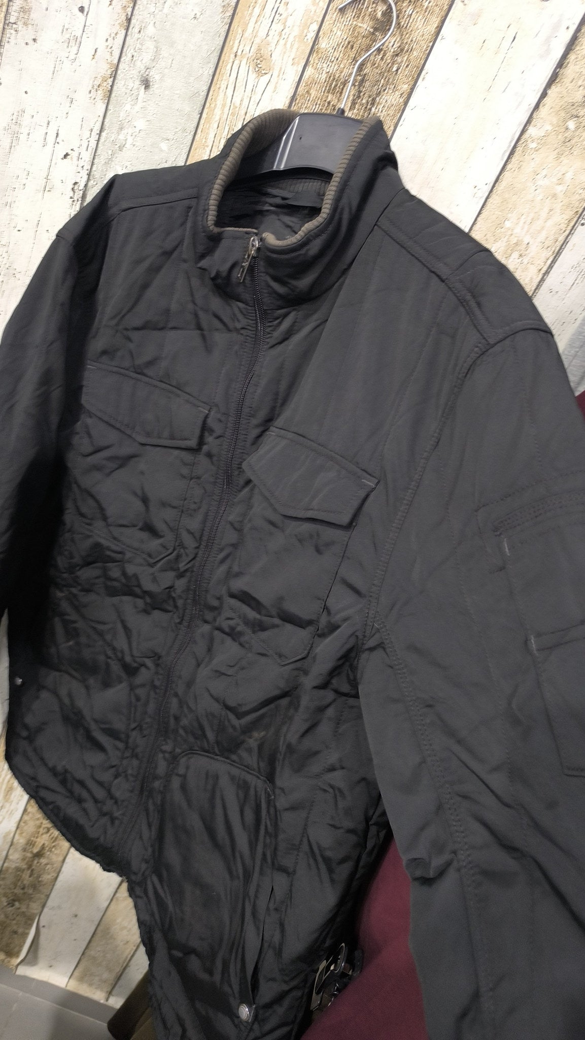 Giacca Collo Alto GAP Zip Integrale Nero Vintage Y2K (XL) — foto 4
