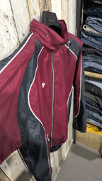 Track Jacket JAKO Full Zip Bordeaux Nero Bianco Vintage Y2K (L) — foto 6