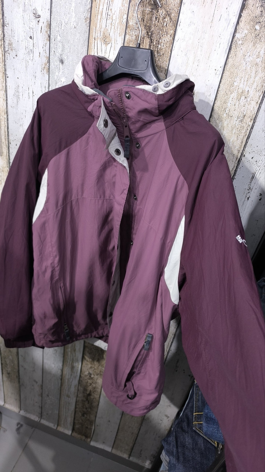 Giacca a vento Columbia Cappuccio ripiegabile Vintage Y2K Donna (XL) — foto 4