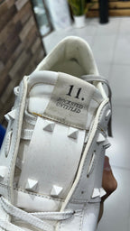 Sneakers Basse Valentino Garavani Borchie Piramidali Bianche Vintage Y2K — foto 7