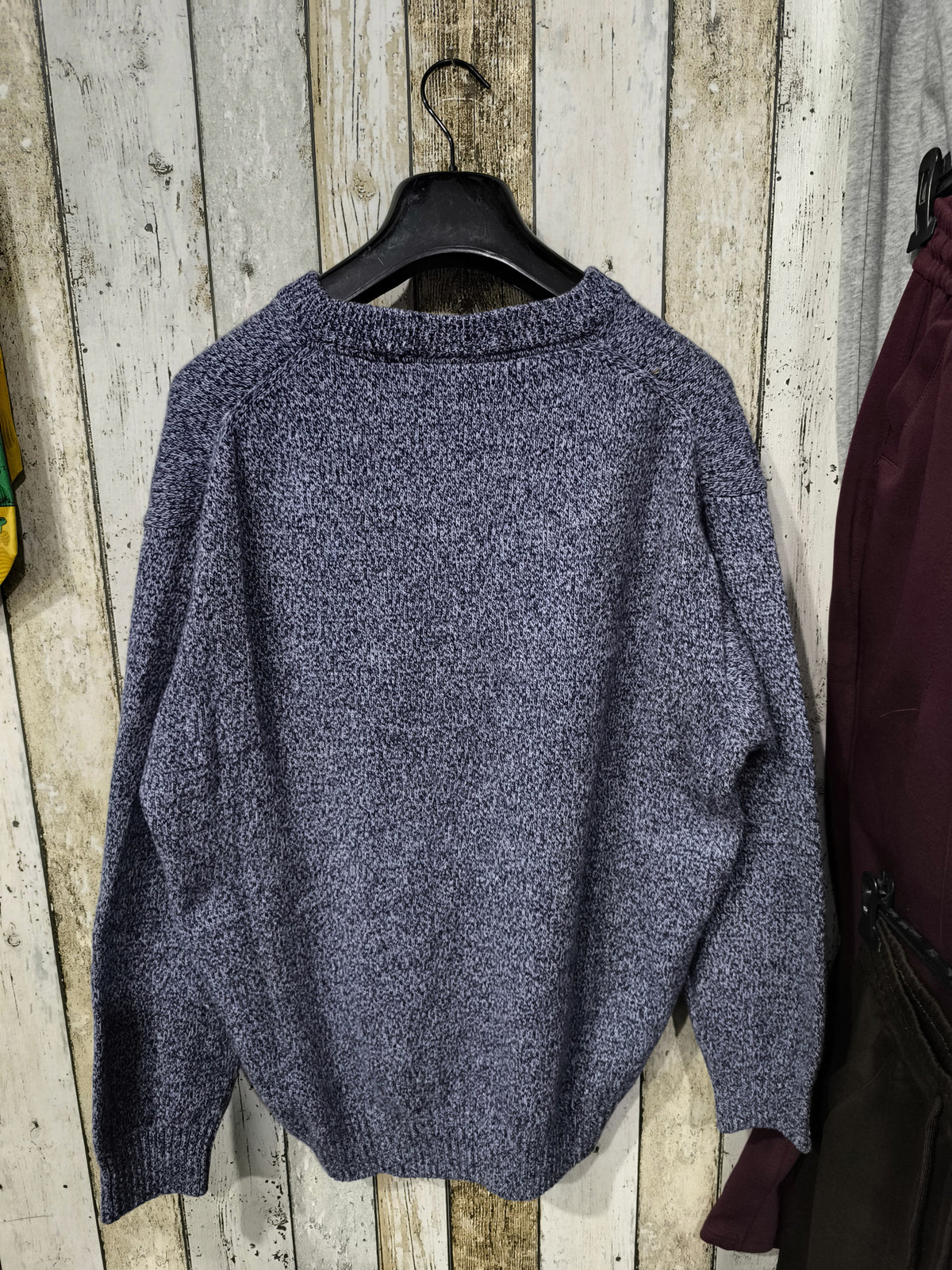 Maglione Girocollo Murphy&Nye Blu Mélange Vintage Y2K Uomo (L) — foto 7