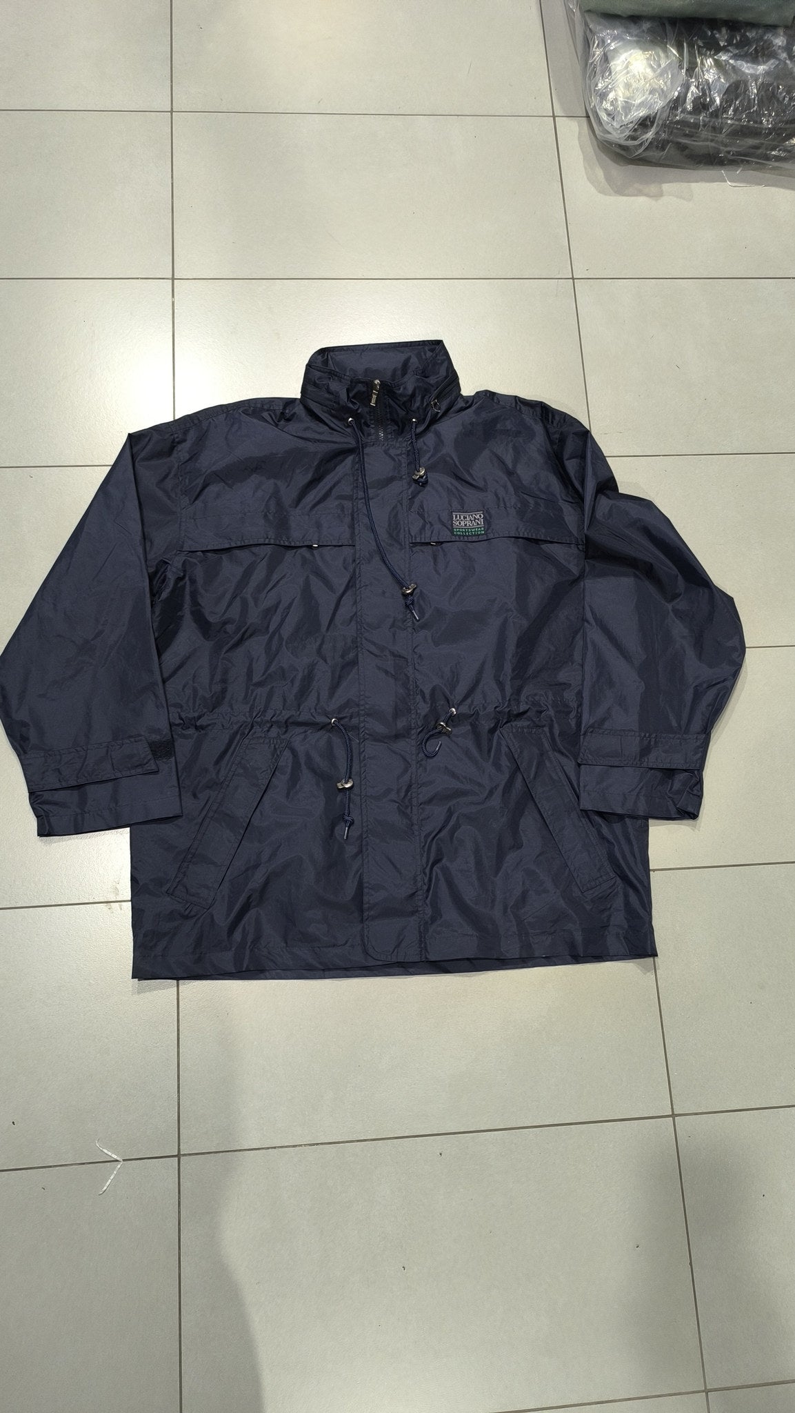 Giacca a vento sportiva Luciano Soprani Sportswear Collection Full Zip Collo Alto Vintage Y2K (M) — foto 3