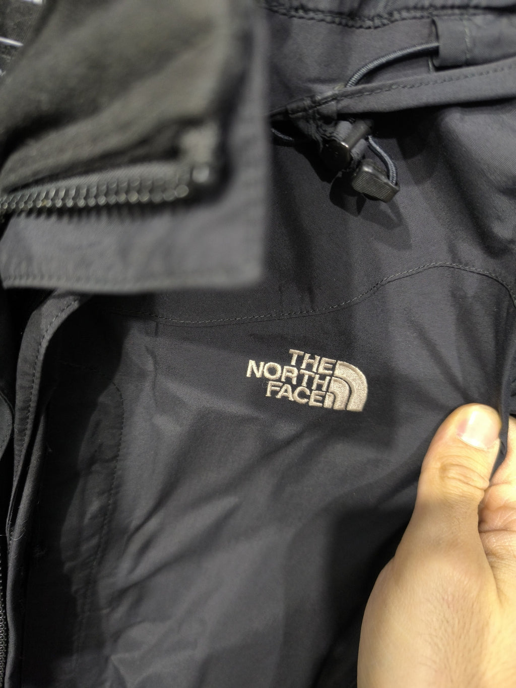Giacca con cappuccio The North Face Zip Integrale Nero Vintage Y2K Donna (L) — foto 5