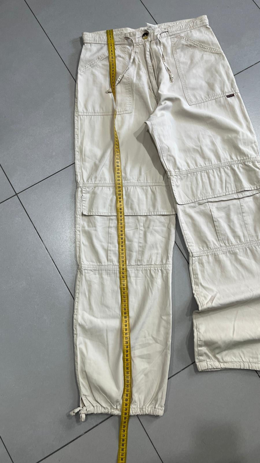 Pantaloni cargo Vita e fondo elasticizzati Vintage Y2K (M) — foto 8