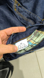 Pantaloni Cargo in Denim Blu Scuro Vintage Y2K (46) — foto 5
