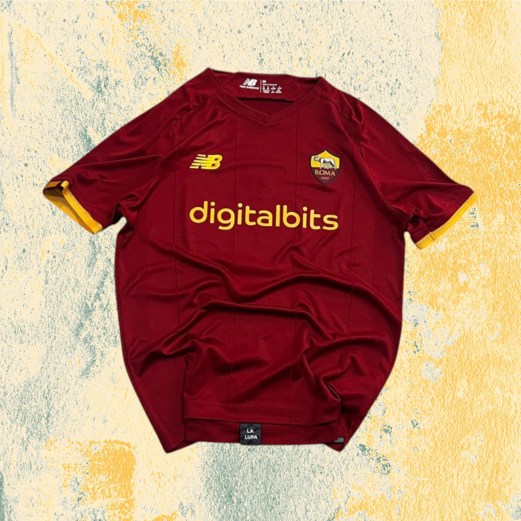 T-Shirt New Balance x AS Roma "Mourinho 1" Football Vintage Y2K 90s 2000s American Style (M)