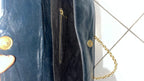 Borsa Clutch a Tracolla Catena Dorata Nero Vintage Y2K — foto 6
