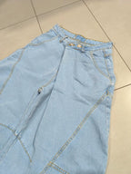 Baggy Jeans Super Balloon Fit - Light Blue Denim Da Donna