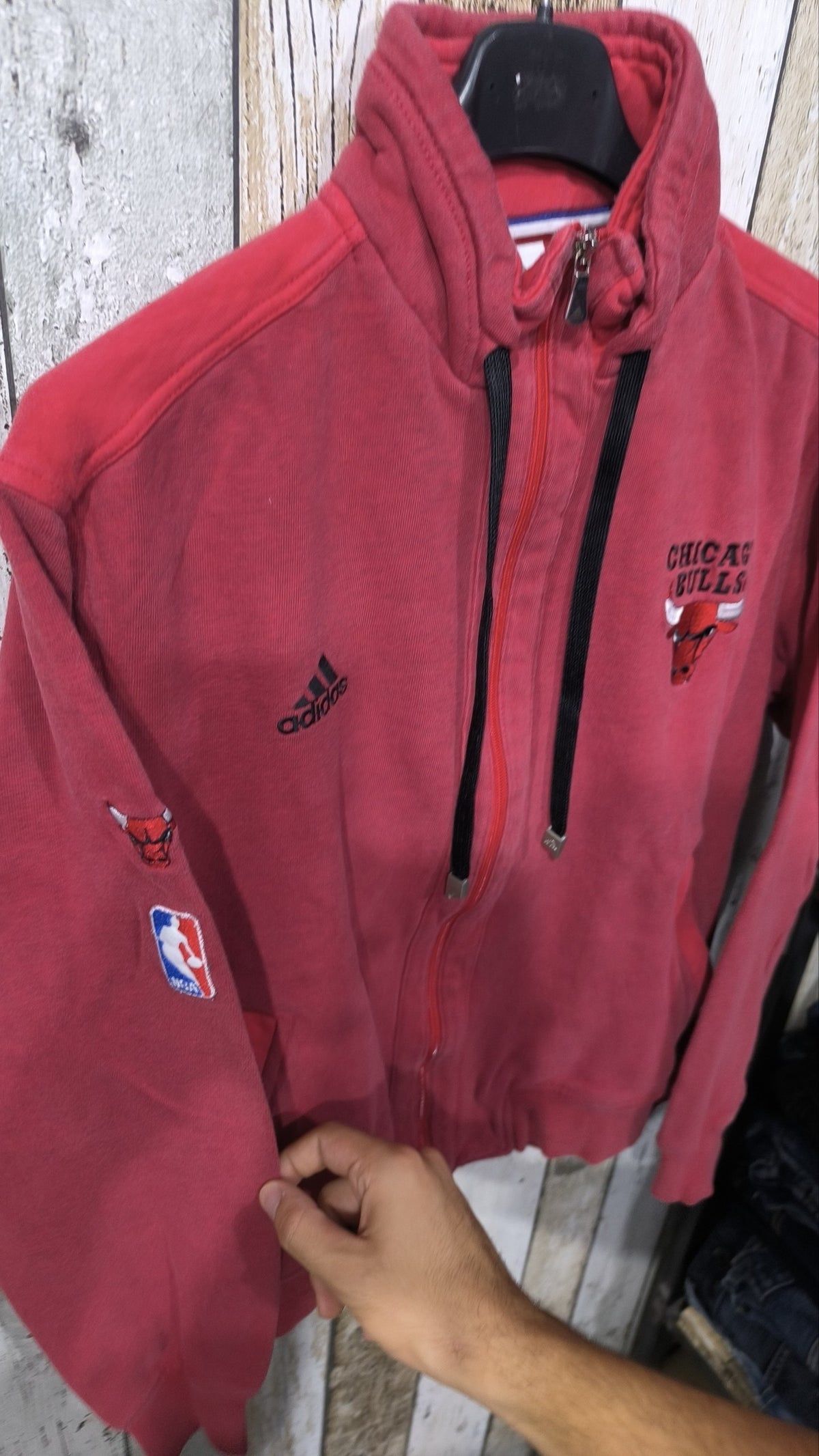 Felpa Adidas Chicago Bulls Zip Vintage Y2K Donna (M) — foto 4