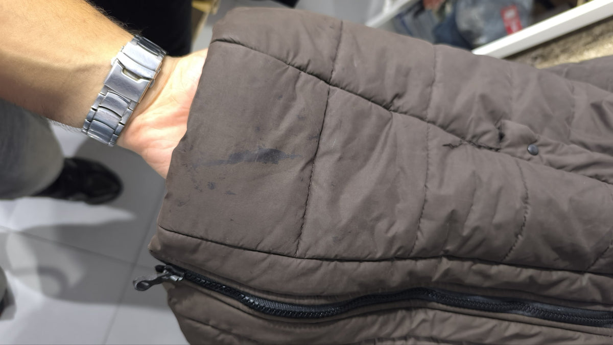 Giacca Refrigiwear imbottita collo pelliccia Marrone scuro Vintage Y2K donna (M) — foto 5