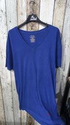 Polo Ralph Lauren Maglietta Blu Logo Ricamato Vintage Y2K (L) — foto 3