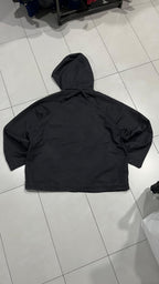 Giacca sportiva adidas con cappuccio e zip integrale Vintage Y2K Nera (XL) — foto 4