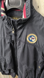 Giacca Napapijri Slim Fit Vintage Y2K Blu Zip Collo Righe (S) — foto 4