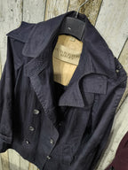 Trench Coat Doppiopetto Burberry Blu Navy Vintage Y2K — foto 4